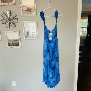 Blue High Low Dress